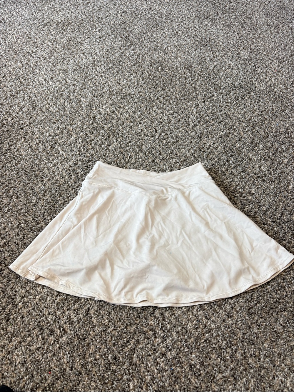 Girls Cream A-Line Skort
